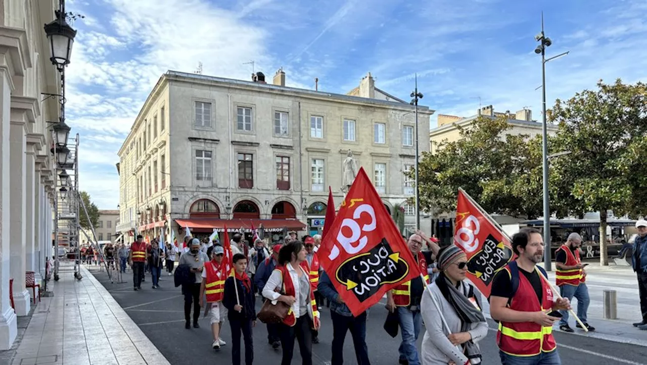 Grève du 1er octobre : près de 200 personnes mobilisées dans le centre-ville de Castres