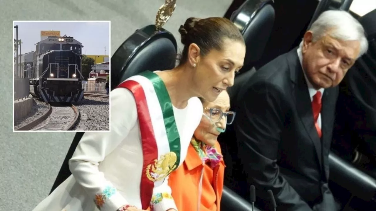 Claudia Sheinbaum a Veracruz: Anuncia tren de pasajeros, primera promesa como presidenta