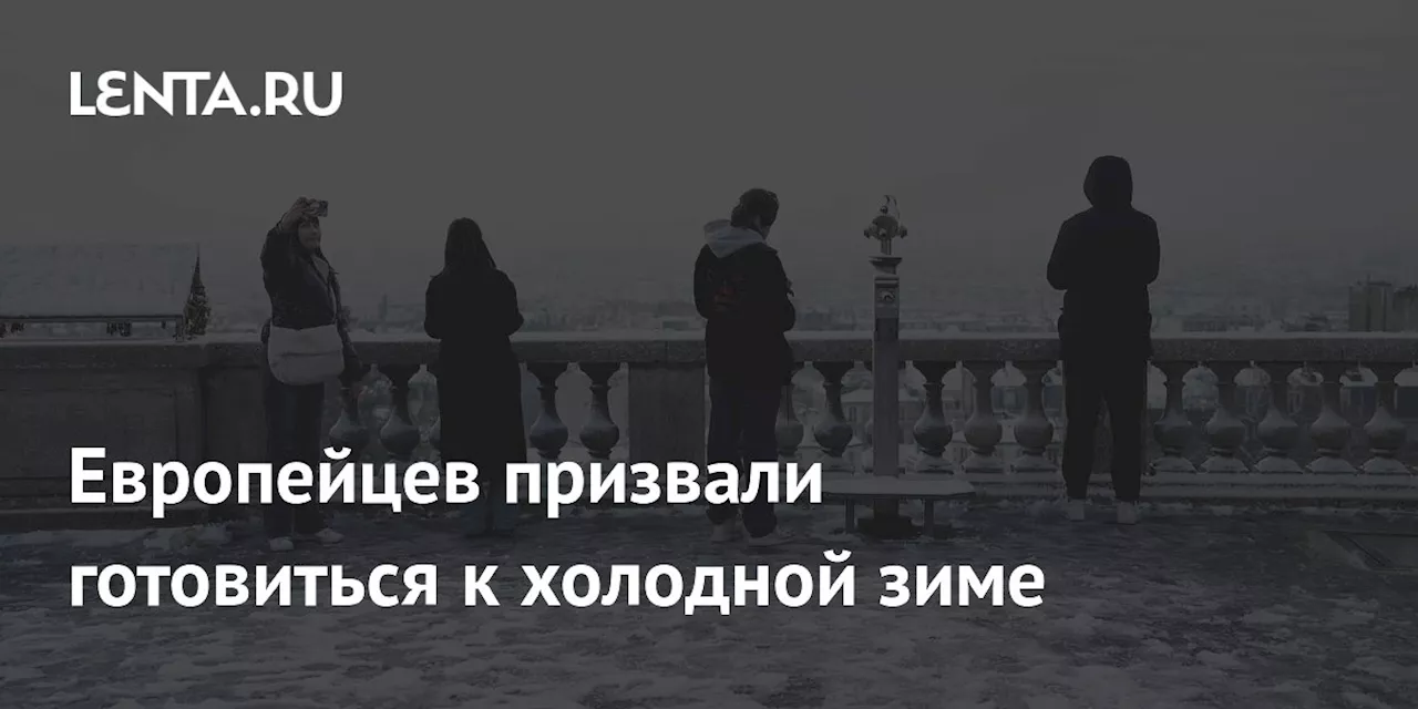 Европейцев призвали готовиться к холодной зиме