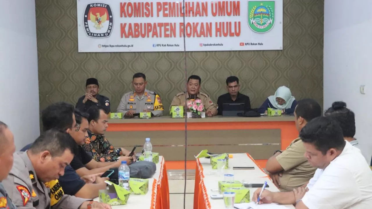 Hindari Bentrok, KPU dan Polres Minta Calon Bupati Rohul Patuhi Jadwal Kampanye Akbar