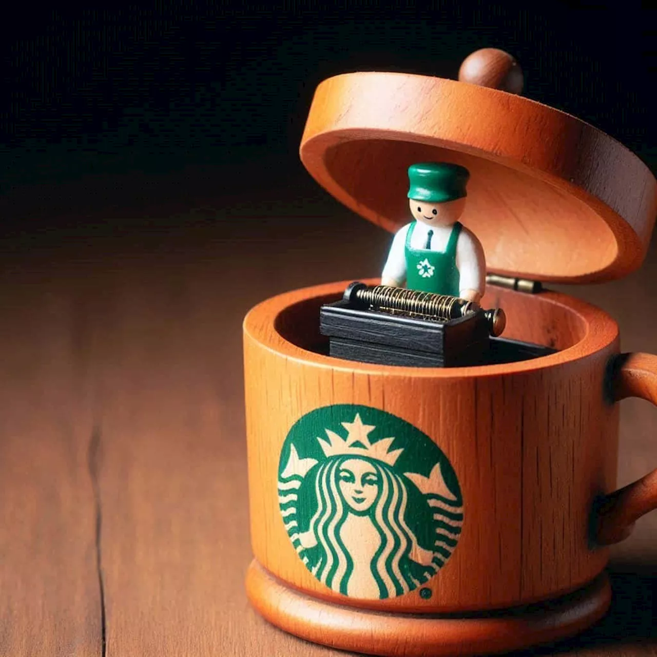 Encontró la caja musical más encantadora de Starbucks