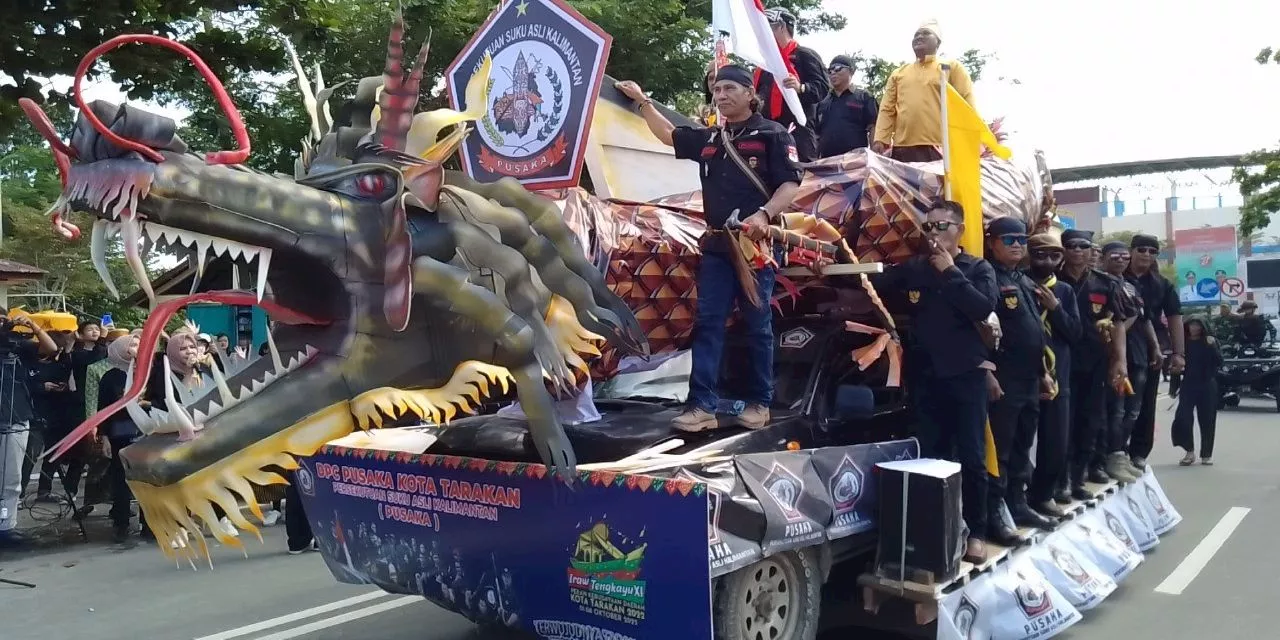 Pawai Budaya Baktikan Keberagaman di Tarakan Jelang Iraw Tengkayu