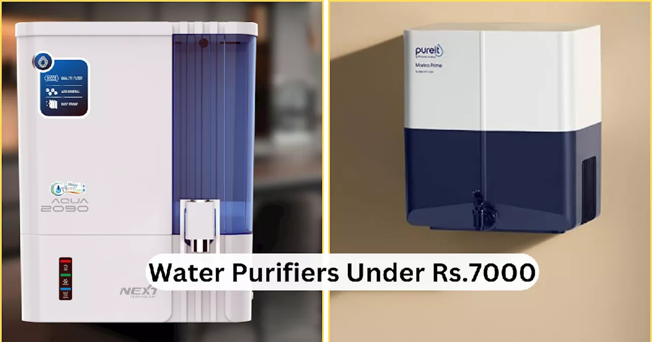 अमेजन ग्रेट इंडियन फेस्टिवल सेल से सस्ते दाम पर खरीदें Water Purifiers Under 7000, पिएं शुद्ध पानी सस्ते में