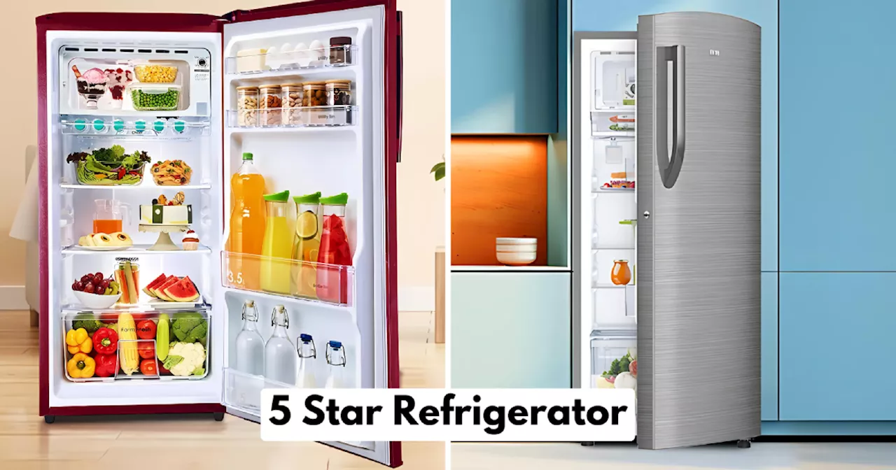 Amazon Great Indian Festival से 5 स्टार Refrigerator पर पाएं ₹7000 तक की छूट, बिजली की खपत भी करते हैं कम