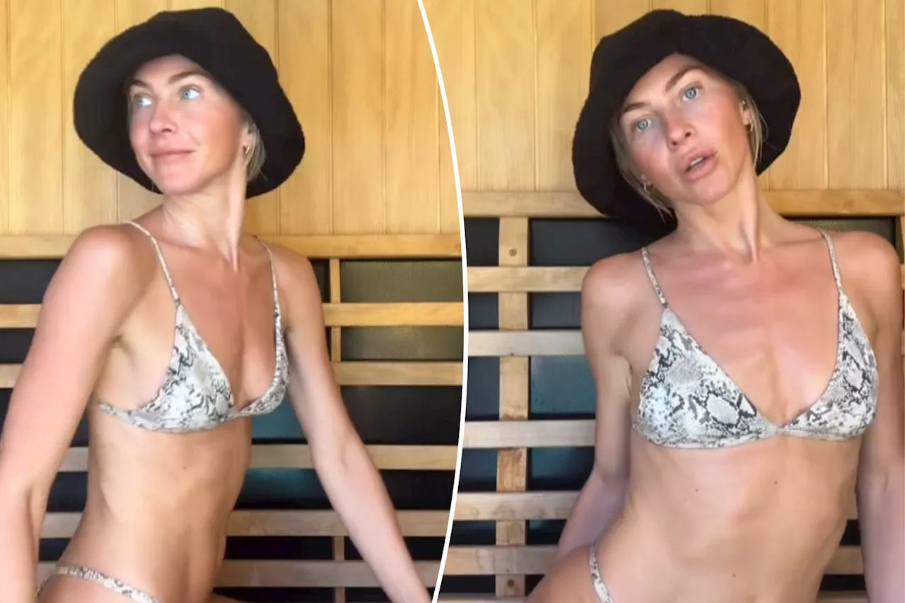 Julianne Hough insists she's 'never been healthier' after bikini video sparks concern