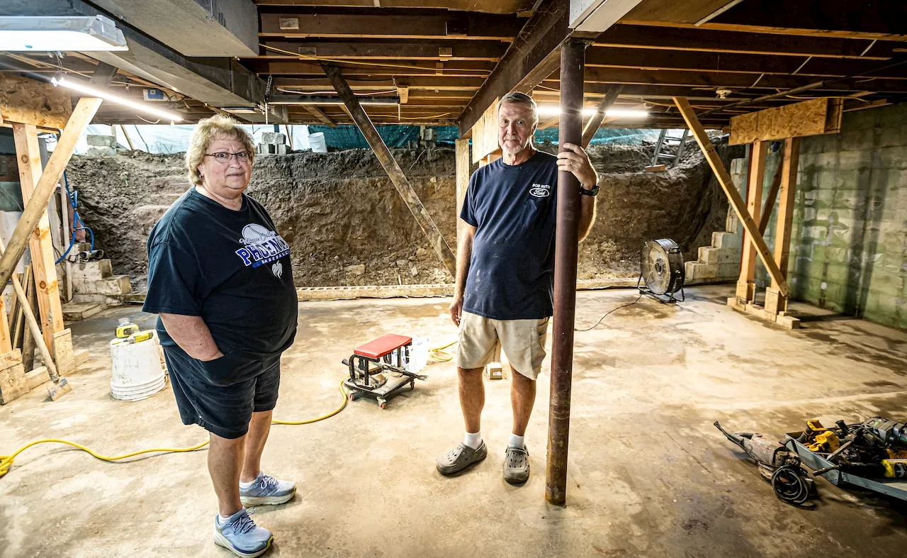 After heavy rain collapses basement wall, retired couple learns insurance won’t cover the damage