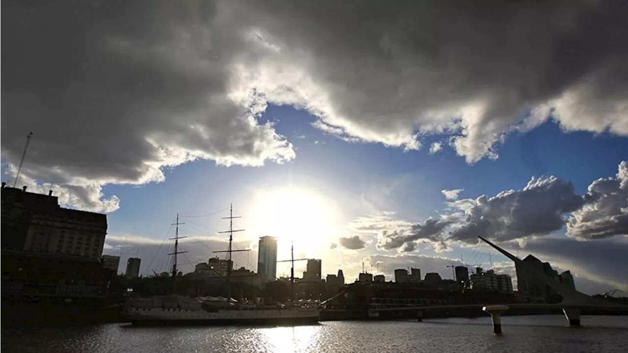 Tras la amenaza de tormenta, vuelven las temperaturas agradables a la Ciudad de Buenos Aires