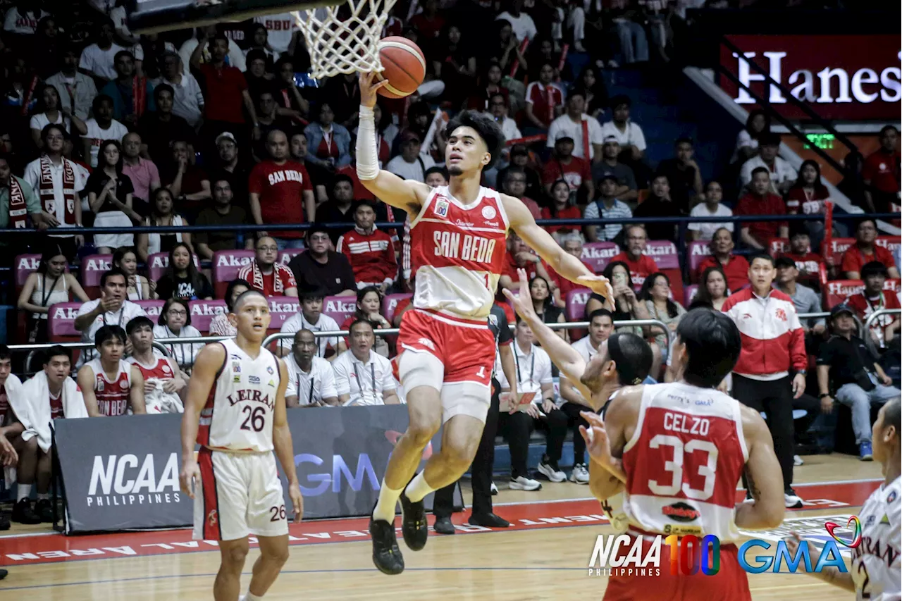 Jomel Puno, Bryan Sajonia shine as San Beda turns back rival Letran