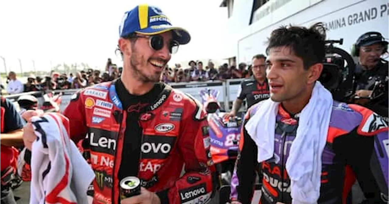 Bagnaia-Martin, tutti contenti in un weekend MotoGP di tormenti