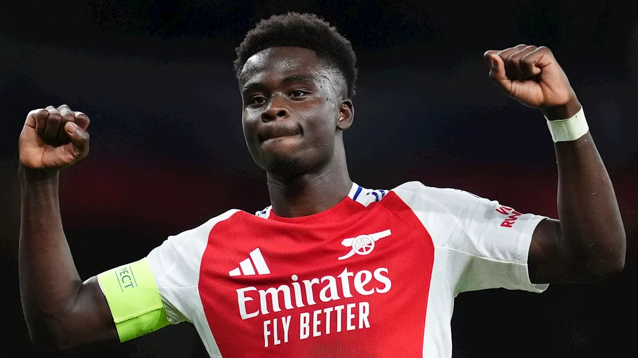 Arsenal 2-0 Paris Saint-Germain: Kai Havertz and Bukayo Saka score as Gunners claim Champions League win