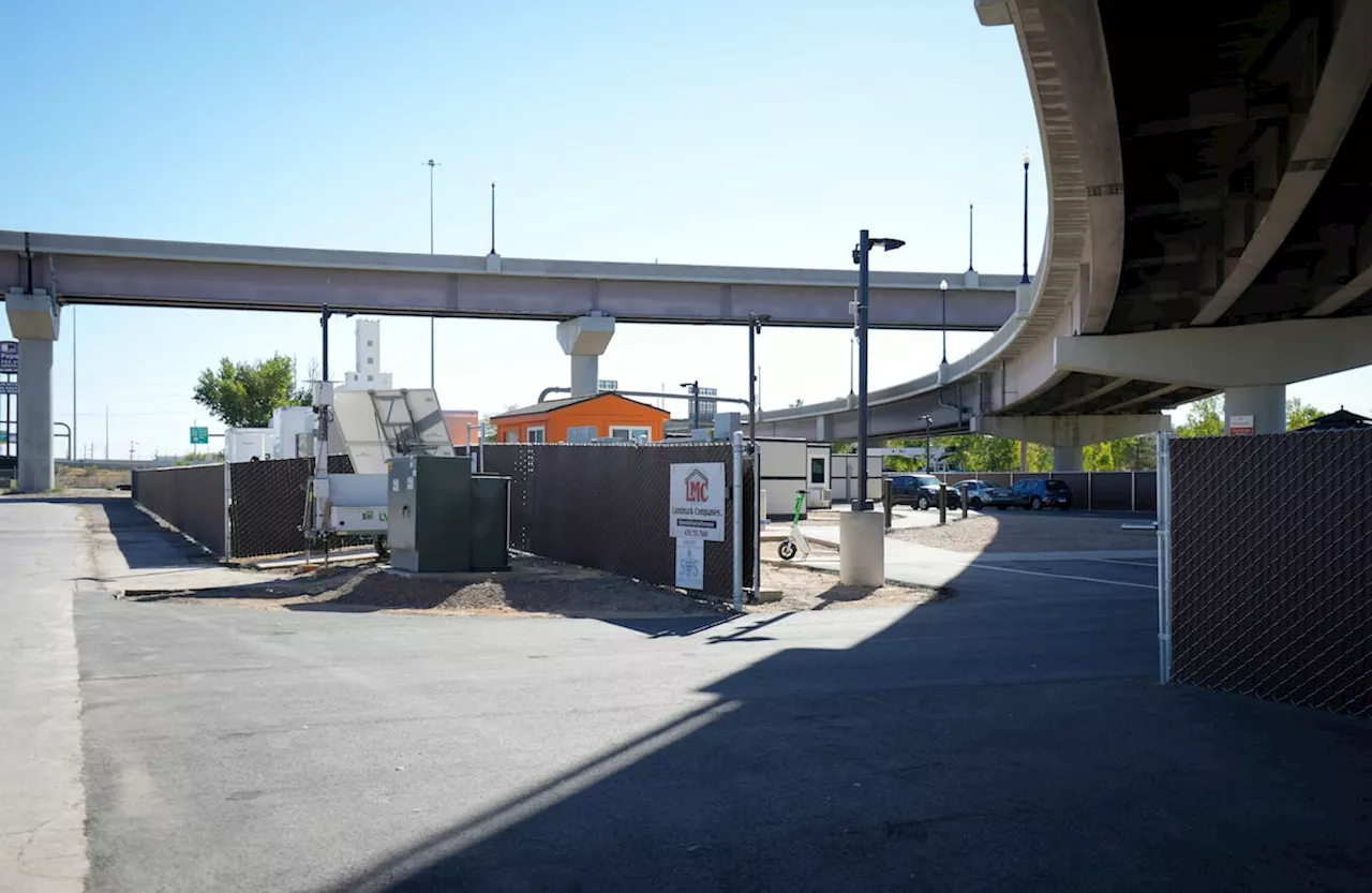 Microshelters set up camp in a new place in Salt Lake City