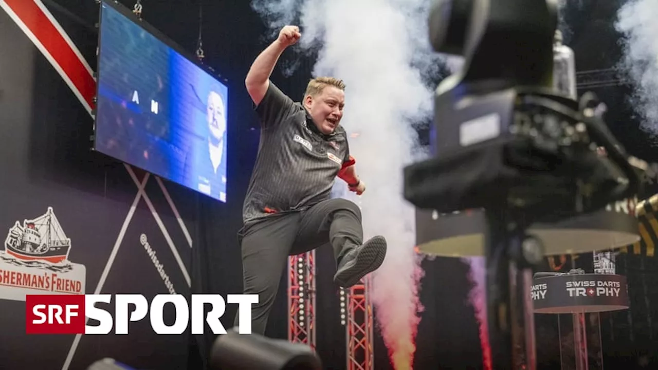 Swiss Darts Trophy in Basel - «The Wall» Schindler triumphiert in der St. Jakobshalle