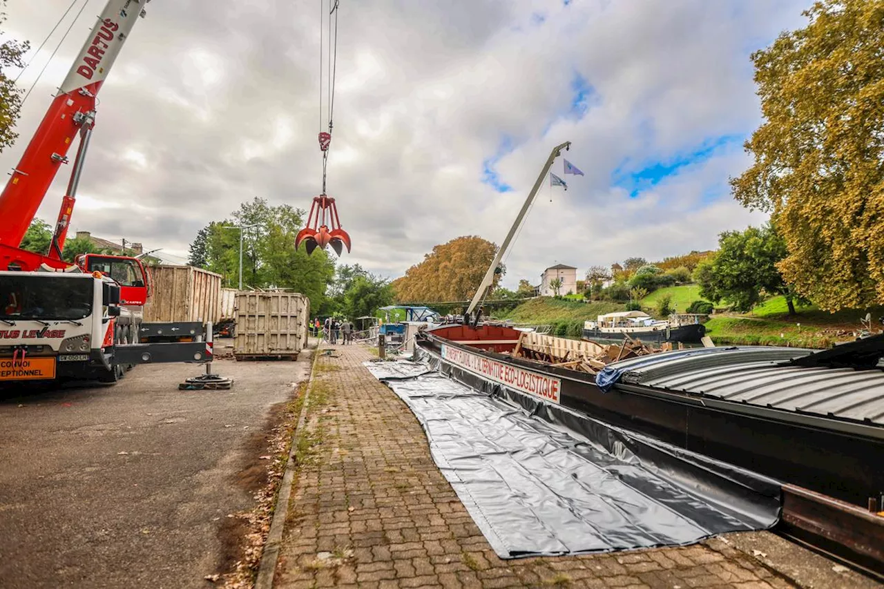 « On transporte 85 tonnes de matériel dans un bateau qui consomme comme une Clio… » À quand le fret sur le canal ?