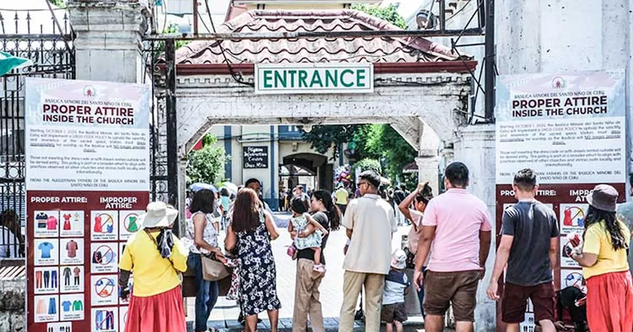 New Dress Code At Cebu Basilica Denies Entry To Several Visitors