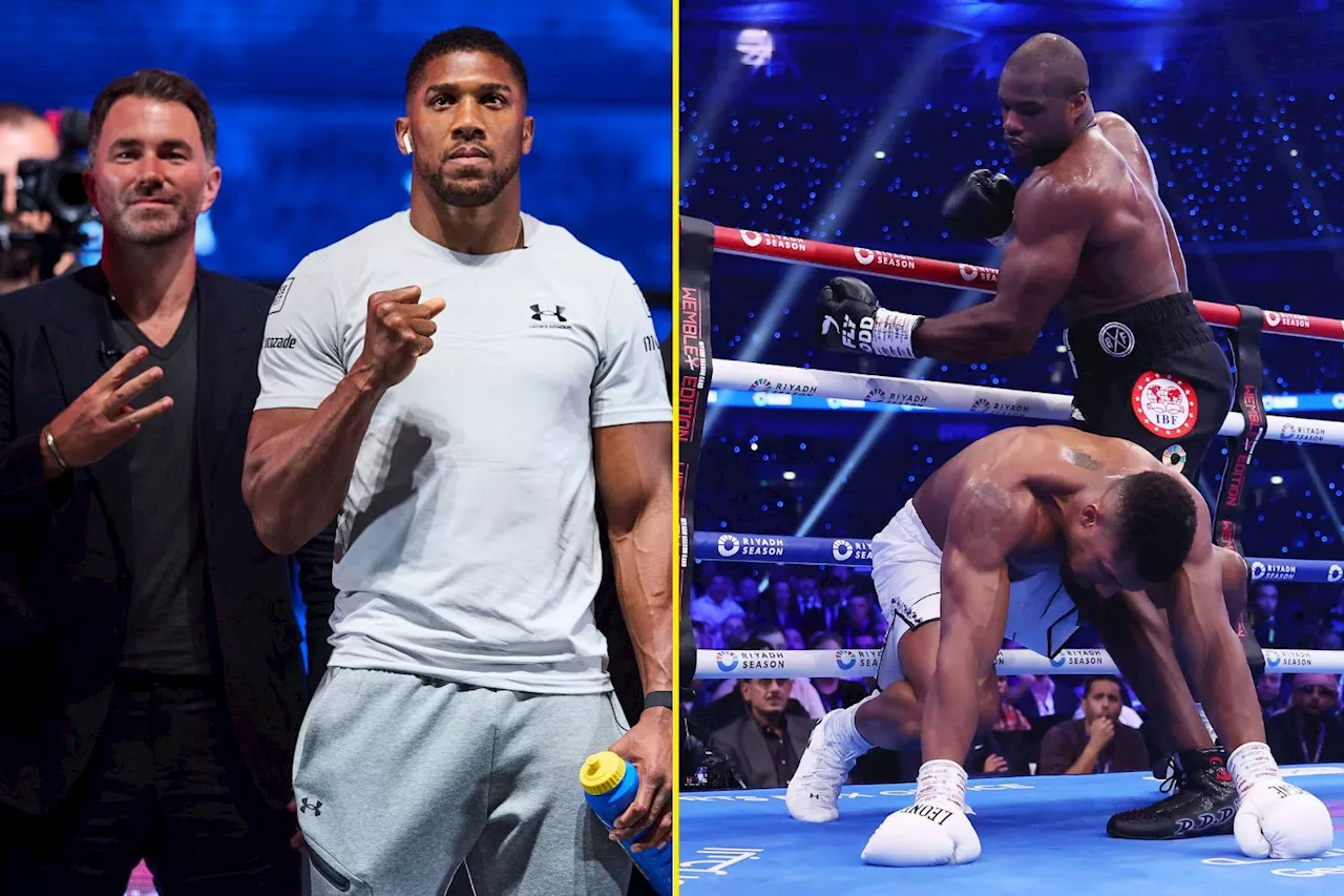 Eddie Hearn reveals Anthony Joshua’s stance on Daniel Dubois rematch after crushing KO defeat...