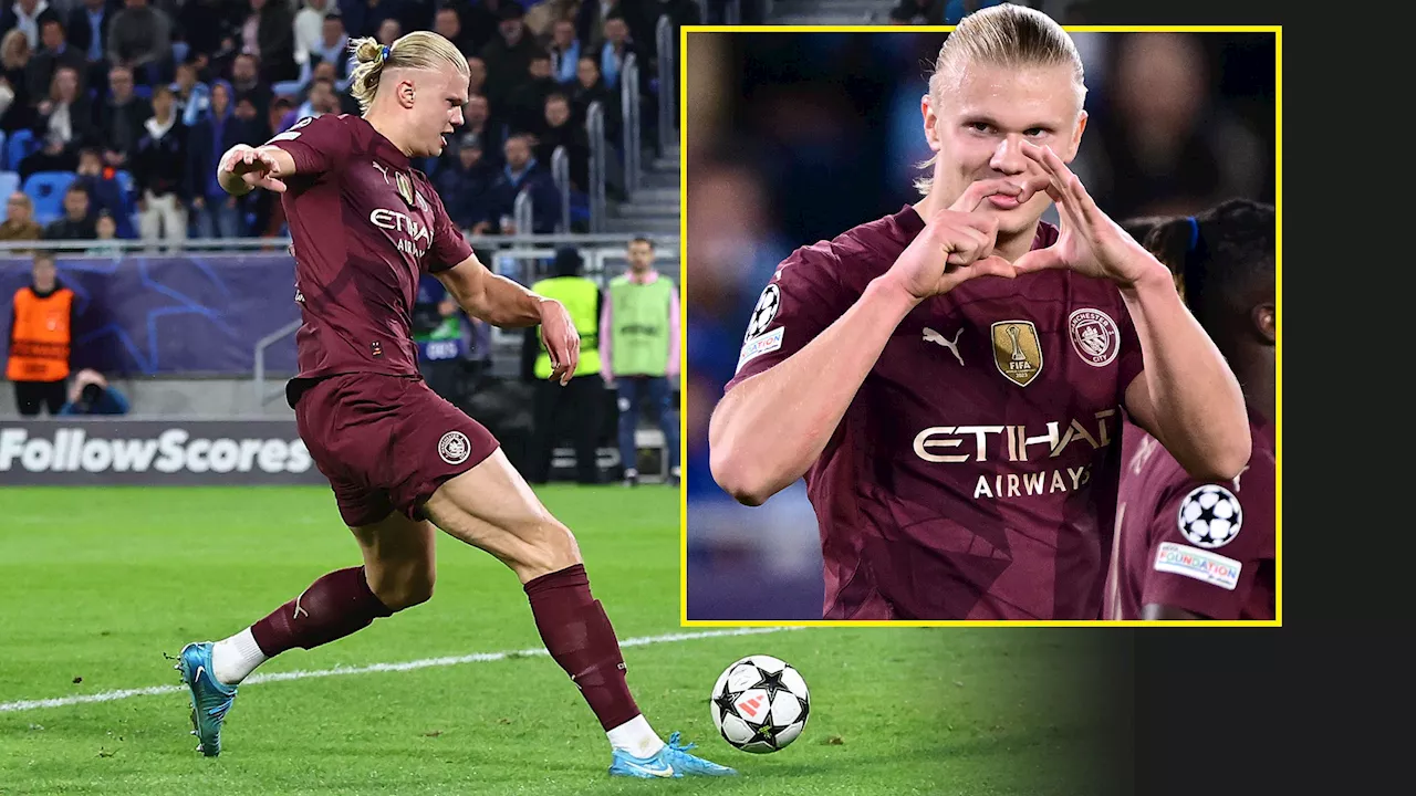 Erling Haaland extends historic run as Man City equal stunning Manchester United Champions League record...