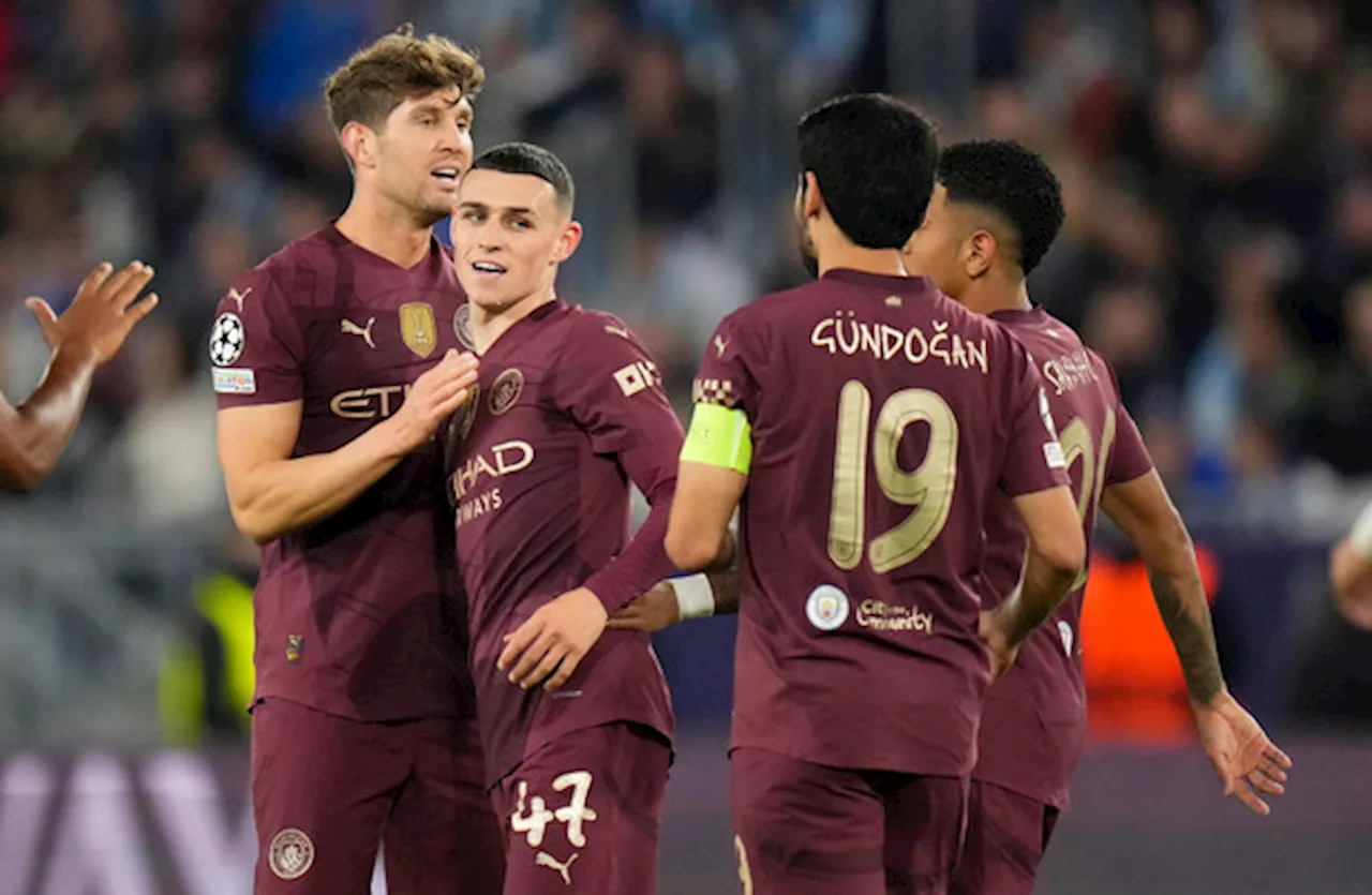 Manchester City stroll past Slovan Bratislava for first Champions League win