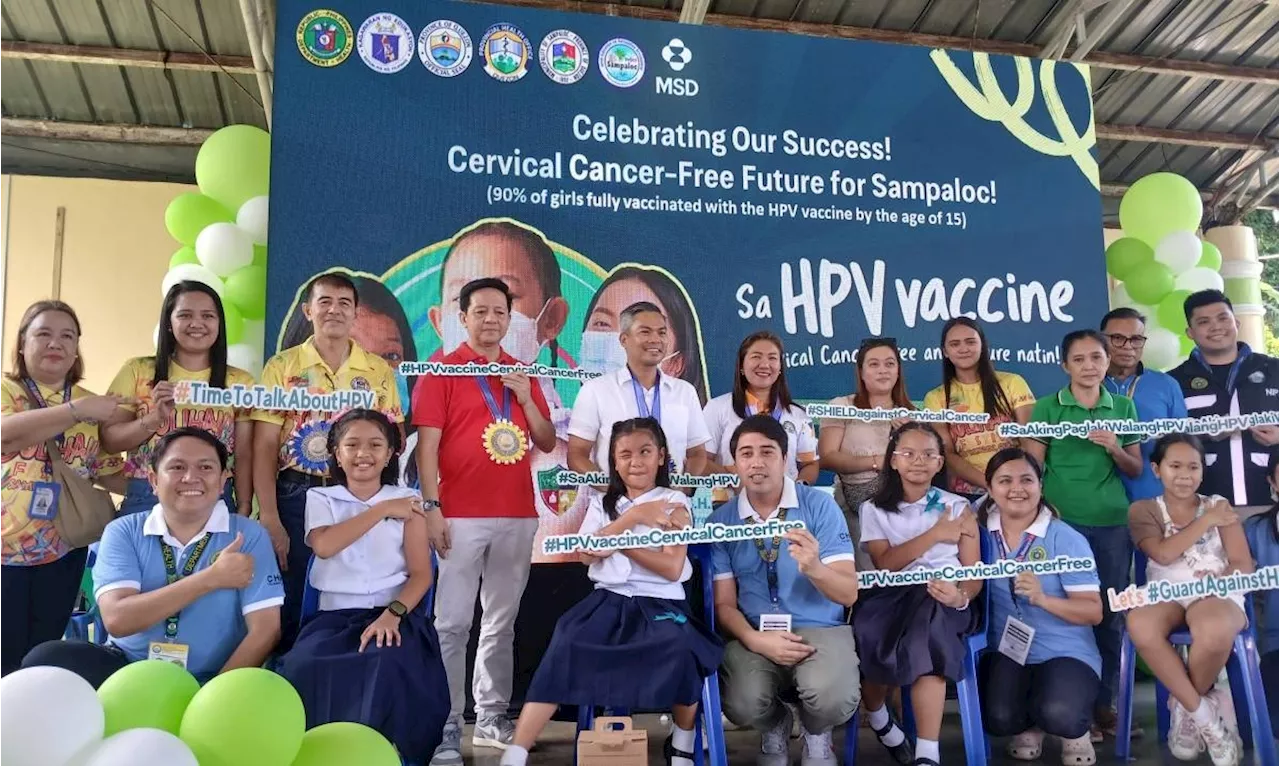 Sampaloc Elementary School Main hosts Quezon Province's 1st post-Covid HPV immunization drive