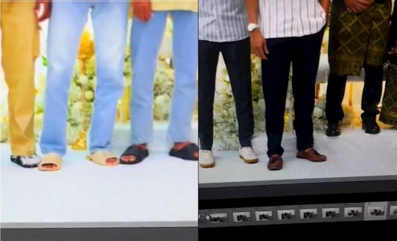 Photographer Criticizes Male Guests' Slipper Attire At Wedding