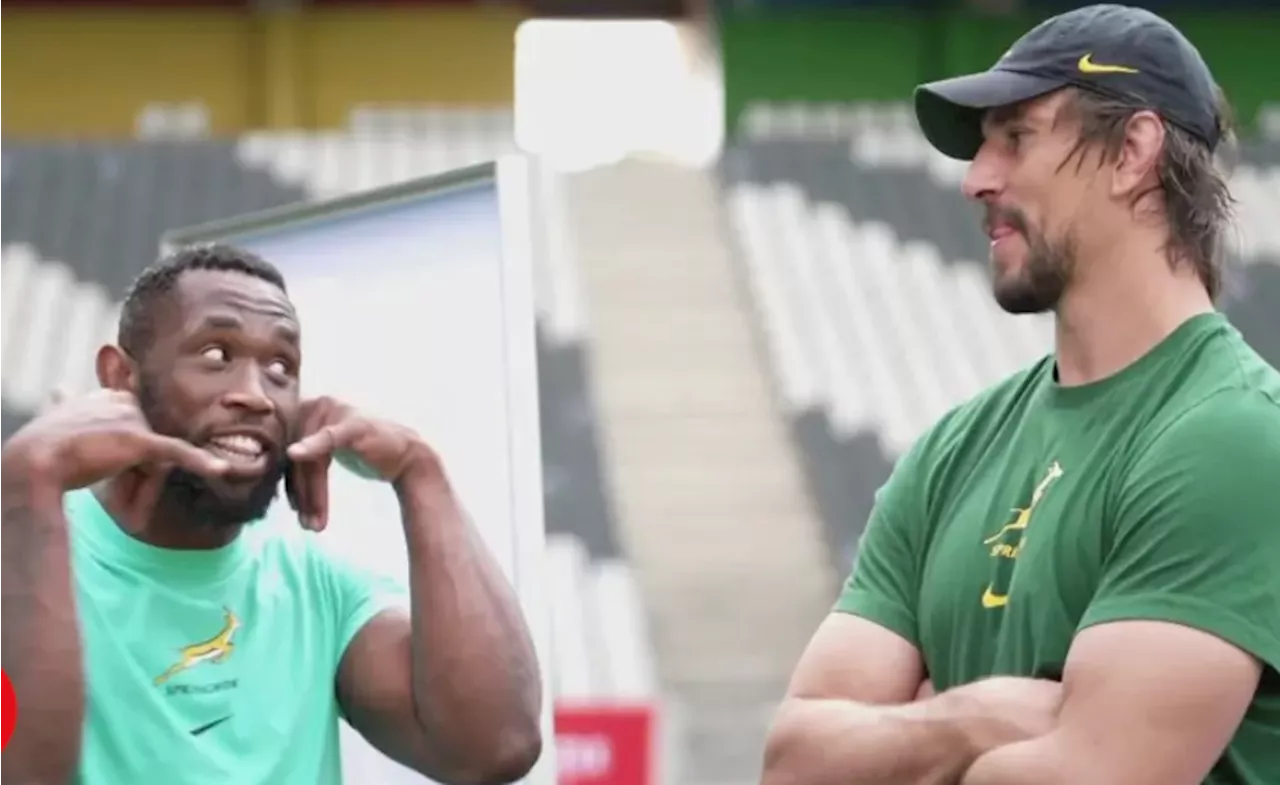 WATCH: Siya Kolisi interviews Eben Etzebeth