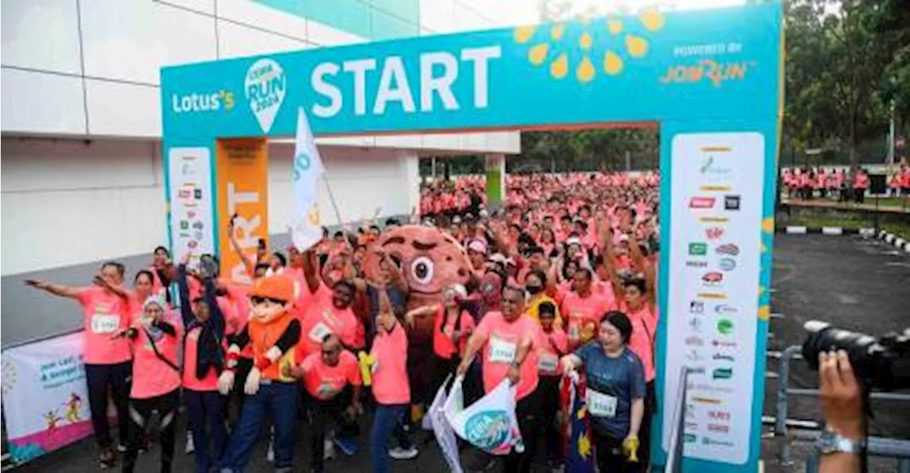 Lotus’s Ceria Charity Run brings thousands of Malaysians together, raises RM400k for underserved schools