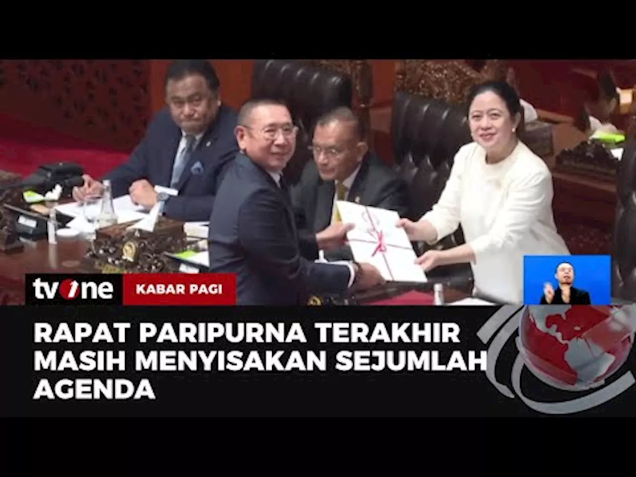 Momen Rapat Paripurna Terakhir DPR Periode 2019-2024