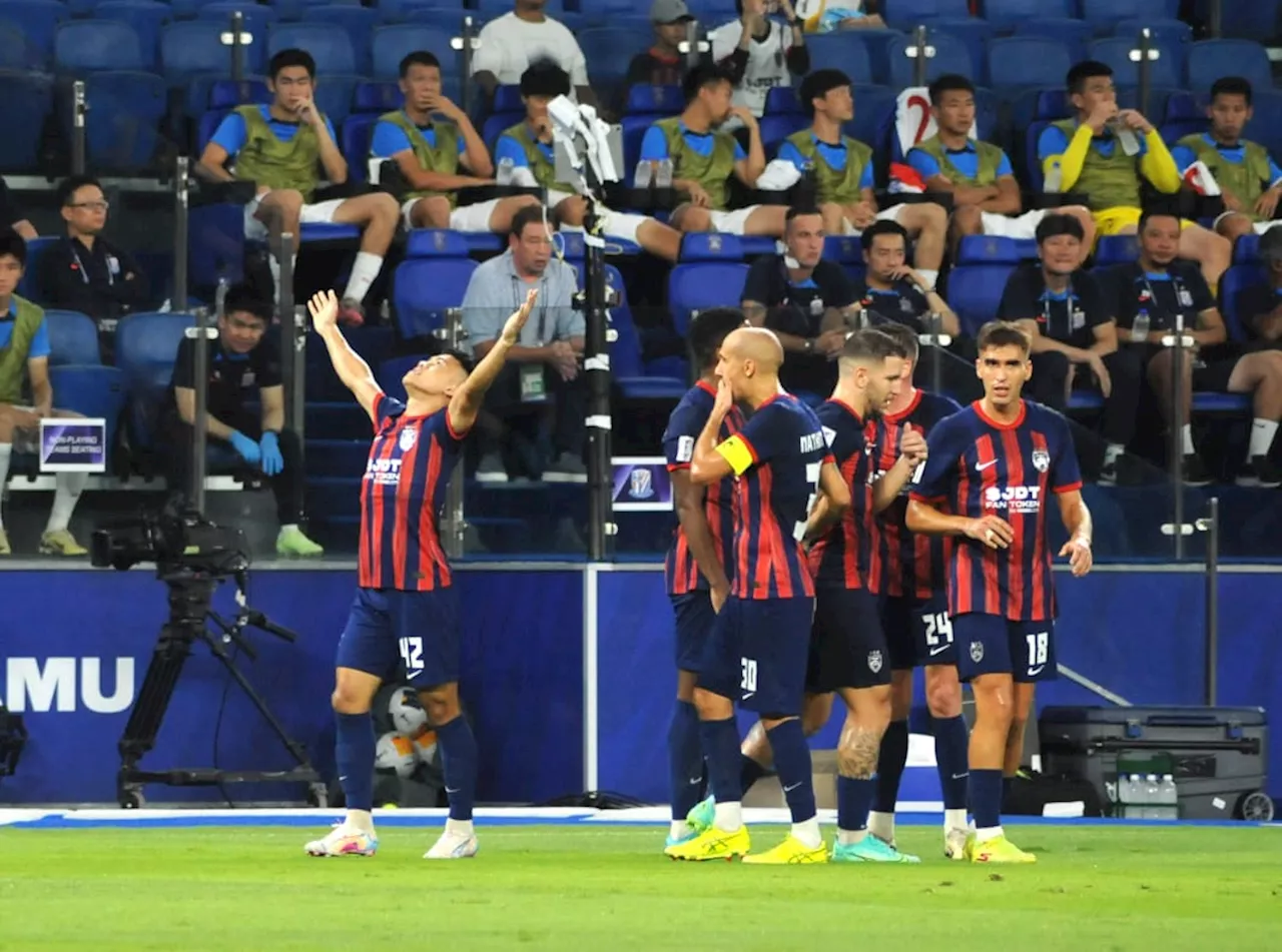 ACLE: JDT catat kemenangan pertama, benam Shanghai Shenhua 3-0