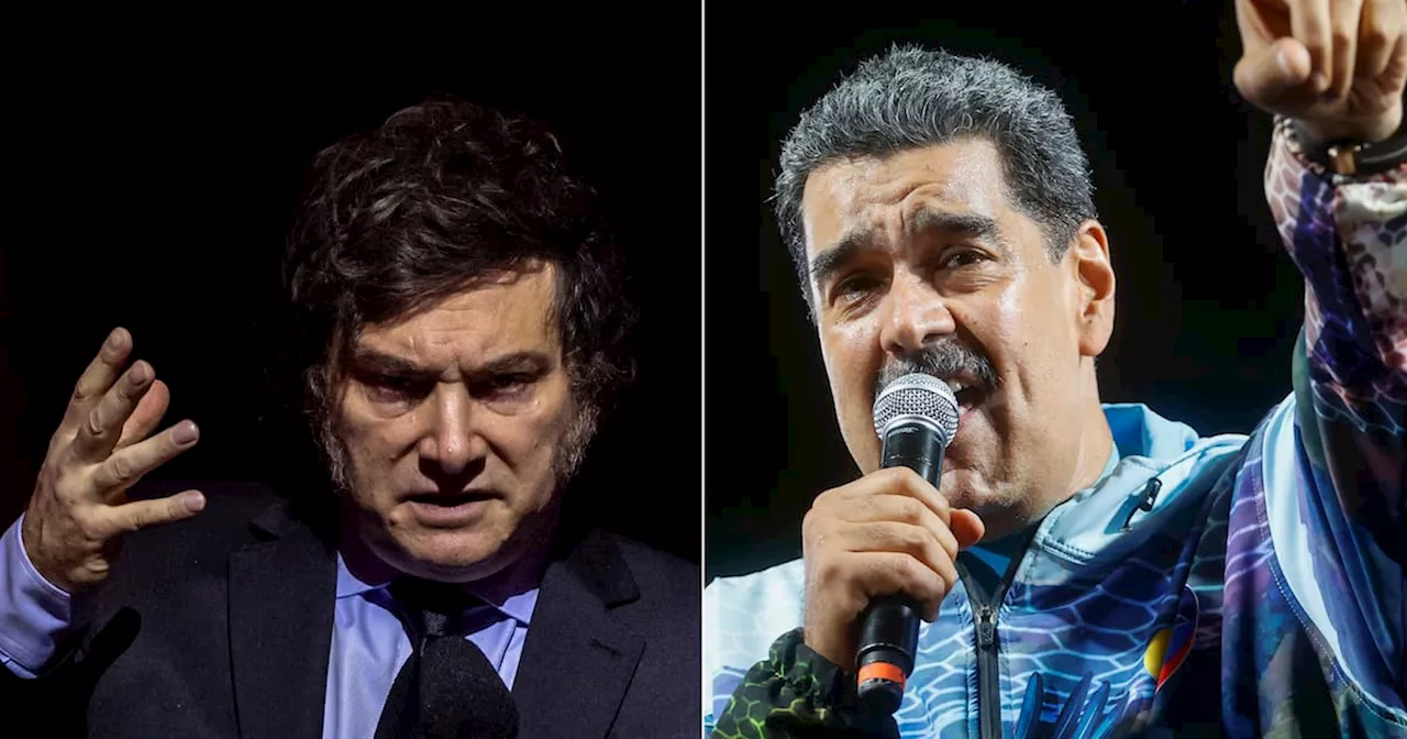 Maduro carga contra Milei: Lo acusa de tener un proyecto para ‘destruir’ Argentina