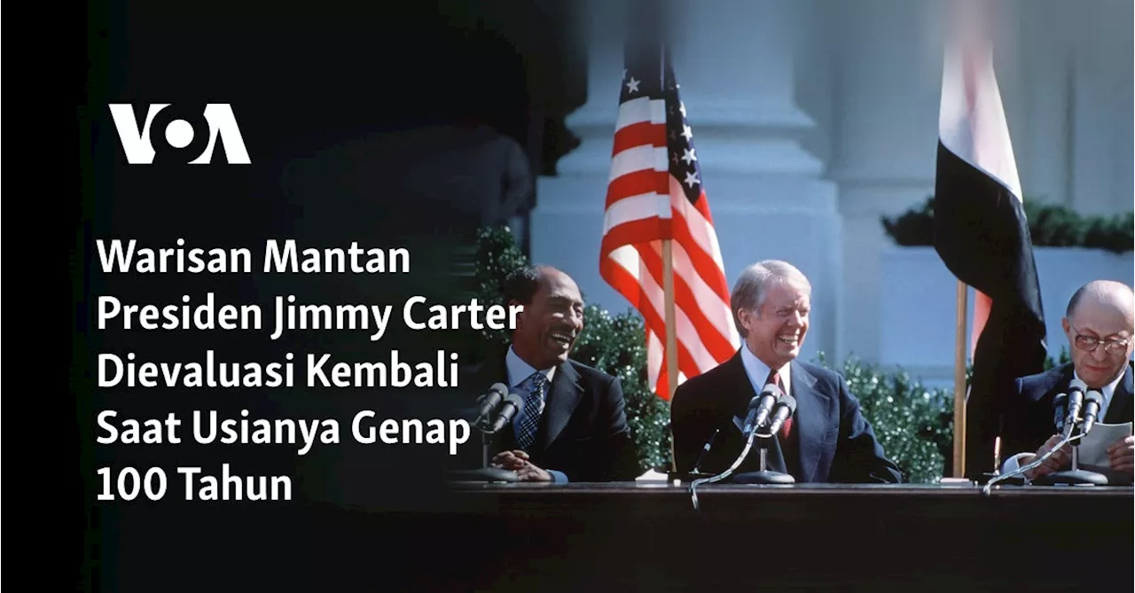 Warisan Mantan Presiden Jimmy Carter Dievaluasi Kembali Saat Usianya Genap 100 Tahun