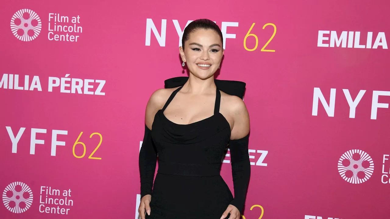 Selena Gomez Sticking To Her Signature Black Dress Formula At The New York Film Festival