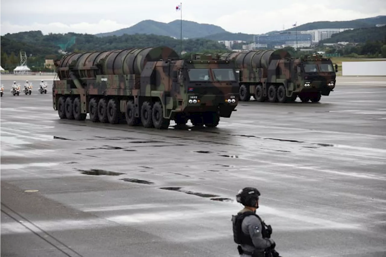 South Korea unveils its most powerful missile, which could reach North Korea's underground bunkers