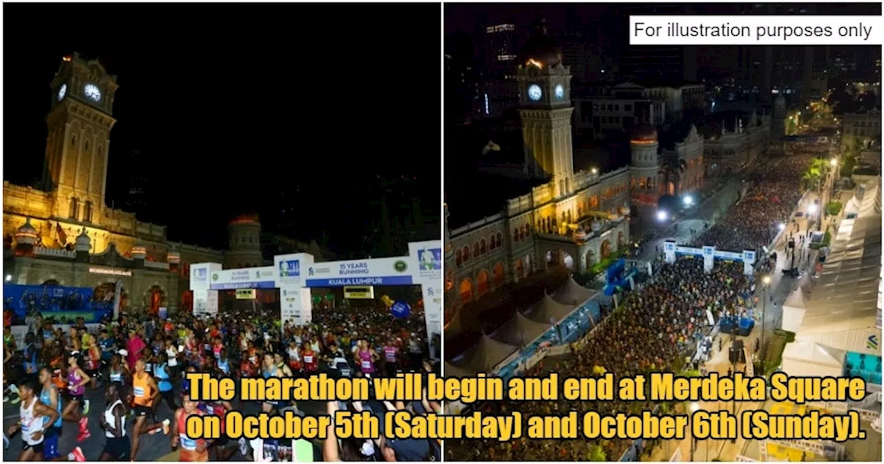 Over 30 Roads in Kuala Lumpur will be Closed for 2024 Standard Chartered Marathon on 5 & 6 Oct