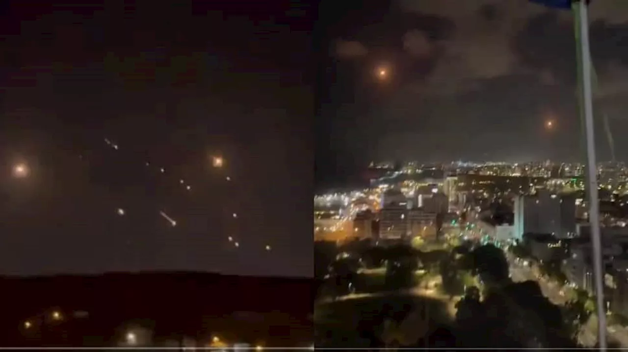 Iran Launches Large Missile Attack At Israel, IDF Says Few Casualties Reported, Calm Restored