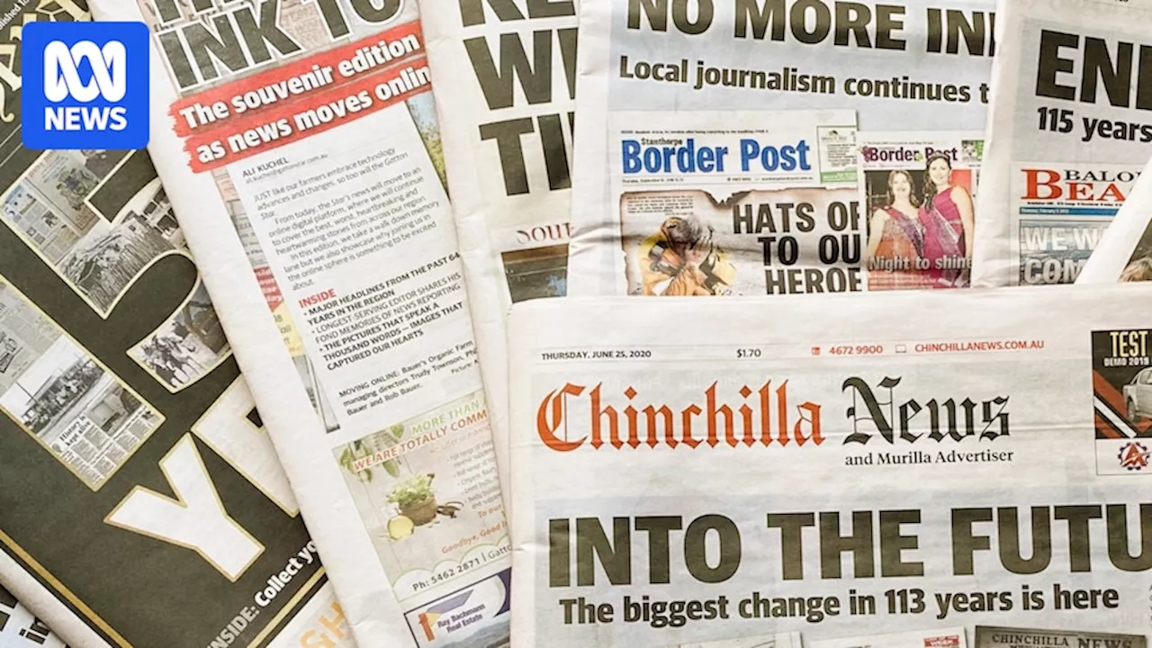 Regional news media's decline a 'threat' to democracy and social cohesion