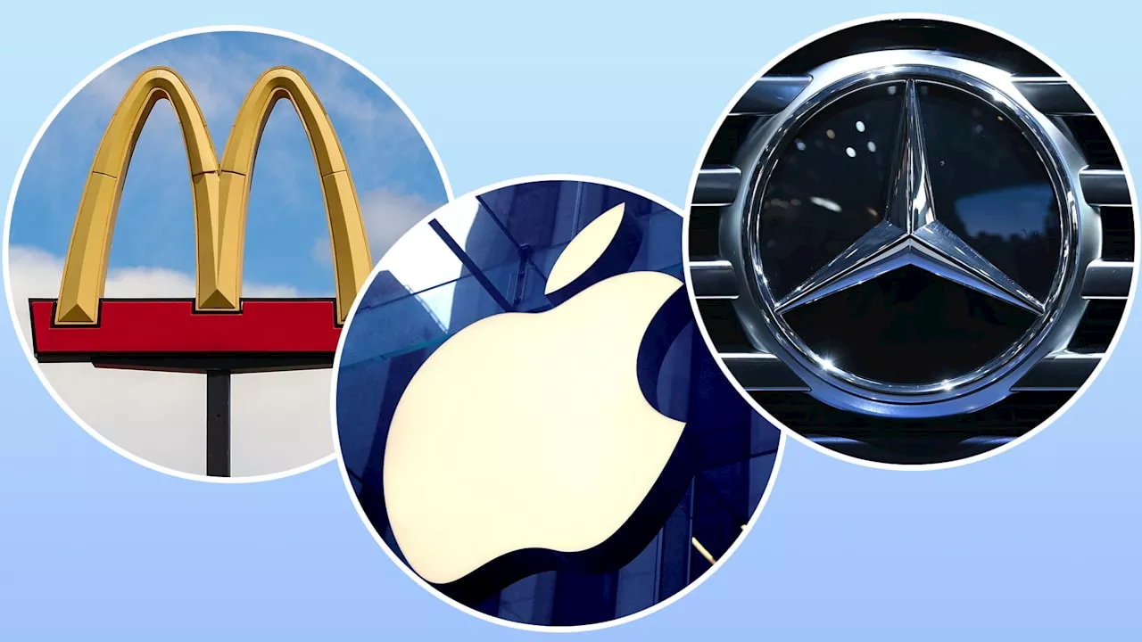 Apple, Mcdonalds und mehr: Das sind die wertvollsten Marken der Welt