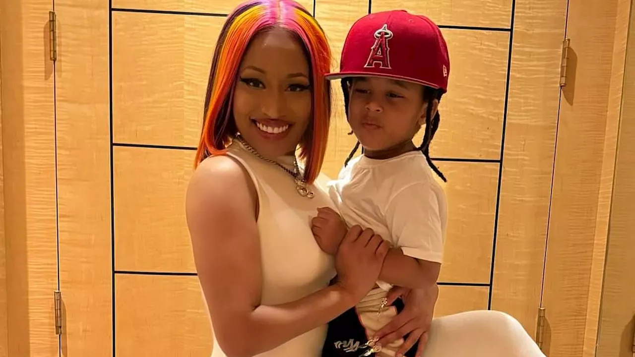 Nicki Minaj shares rare photo with her son Papa Bear, 4, after concert