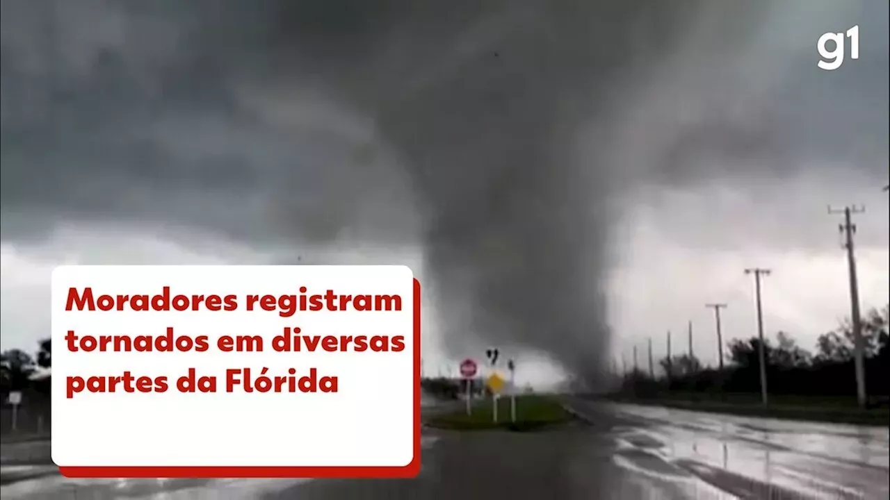 Tornados Se Espalham Em Várias Cidades Da Flórida E São Flagrados Por ...