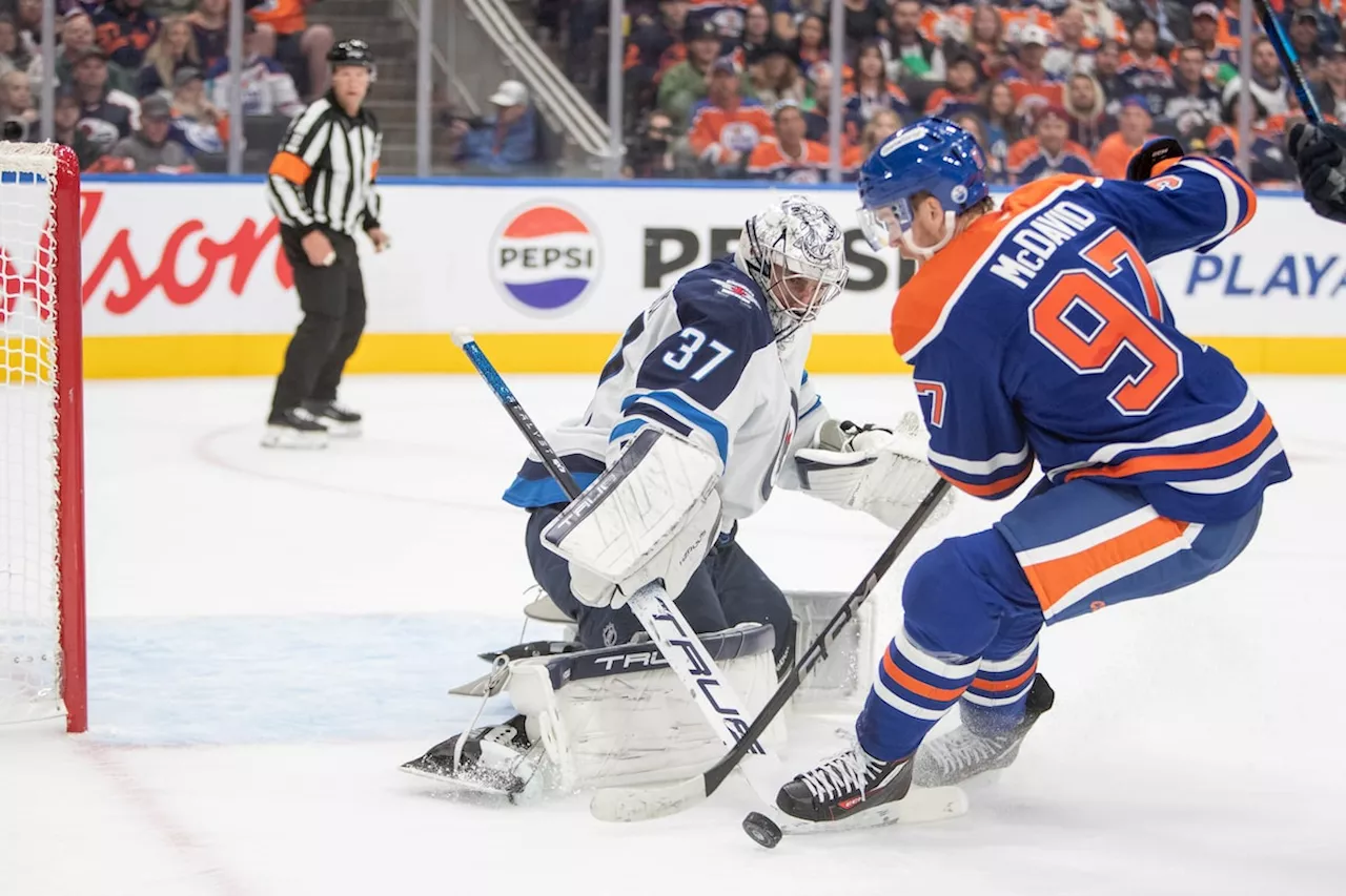 Winnipeg’s Hellebuyck earns 38th career shutout, Jets trounce Oilers 6-0