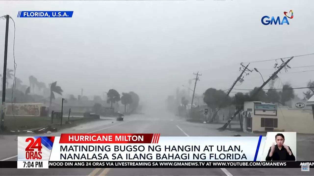 Florida Pinoys witness wrath of Hurricane Milton