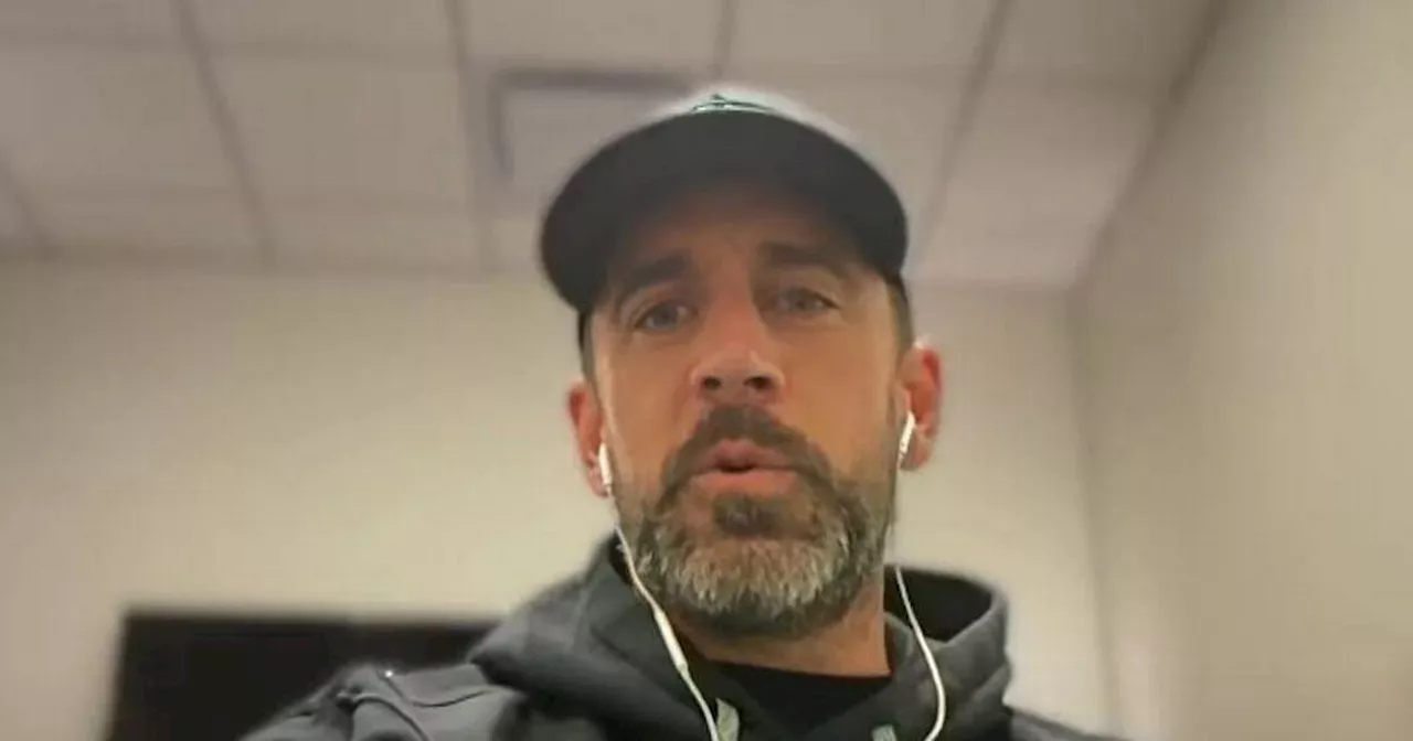 Aaron Rodgers breaks silence on accusations he got New York Jets coach fired