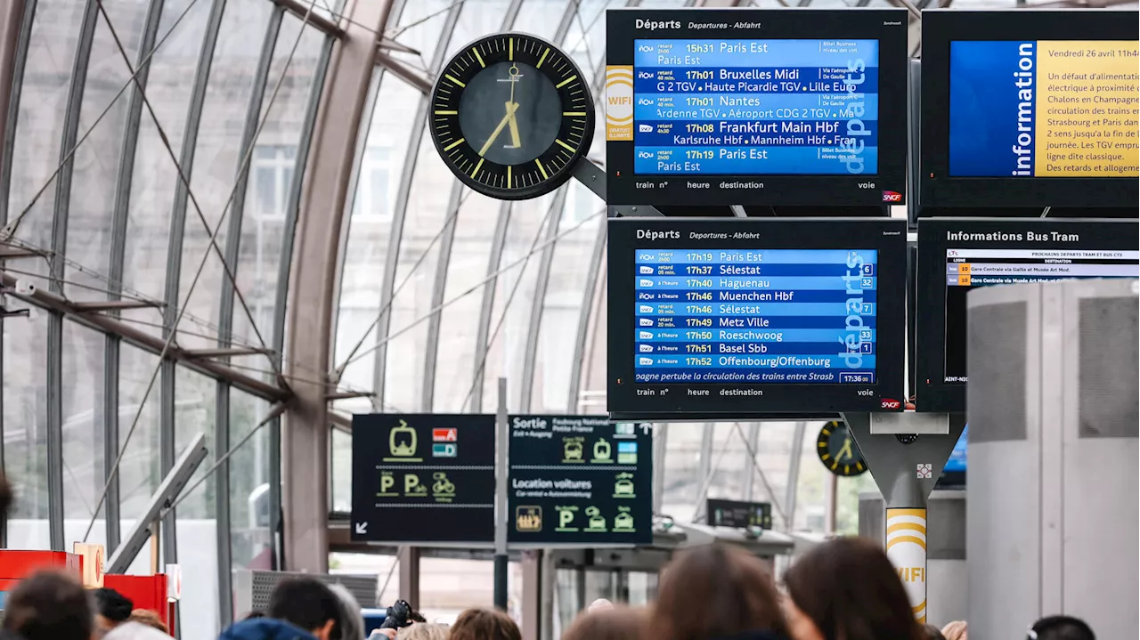 À Strasbourg, le TGV des eurodéputés a « fait boum » avant de partir pour Bruxelles (mais tout s’est bien terminé)