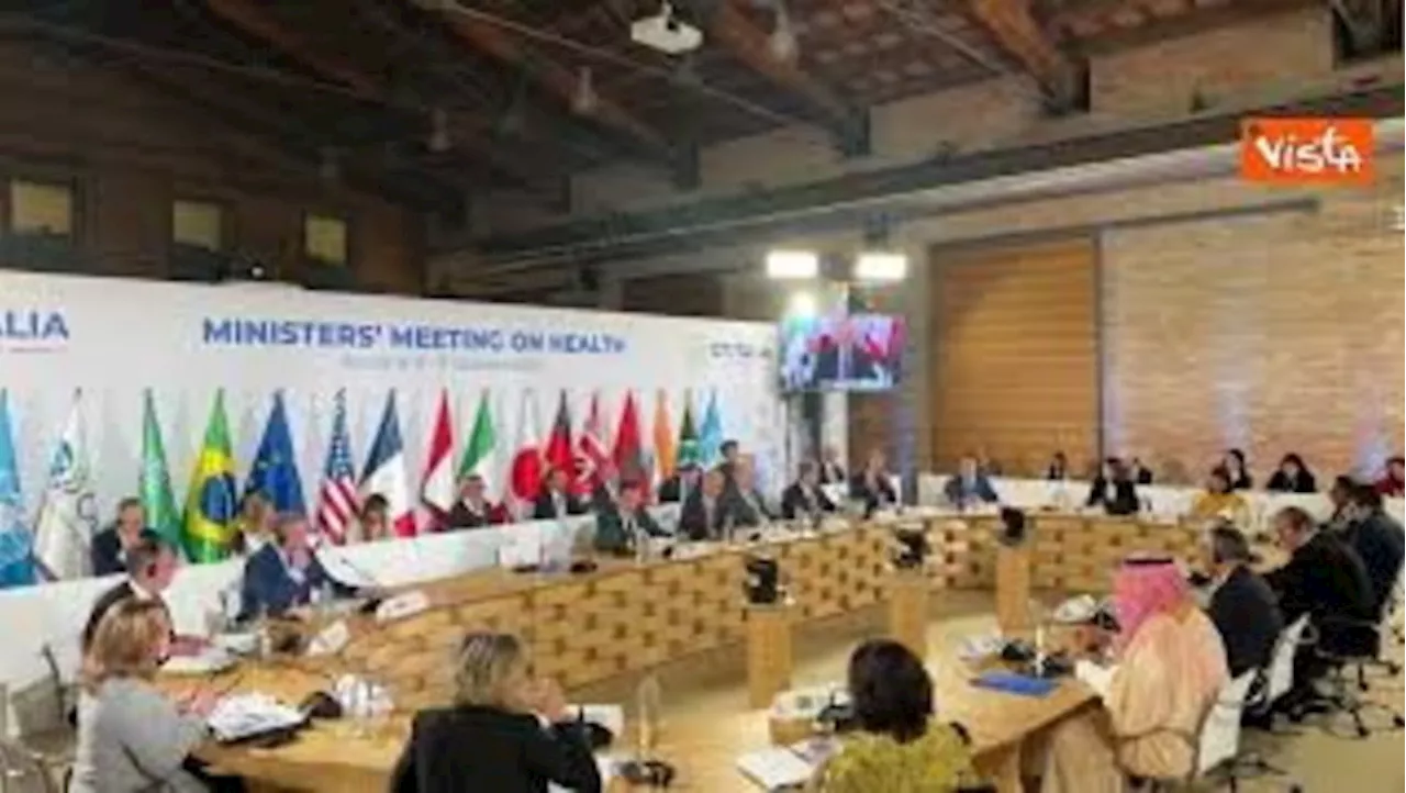 G7 Salute, Schillaci: &#034;Insieme per progressi significativi&#034;