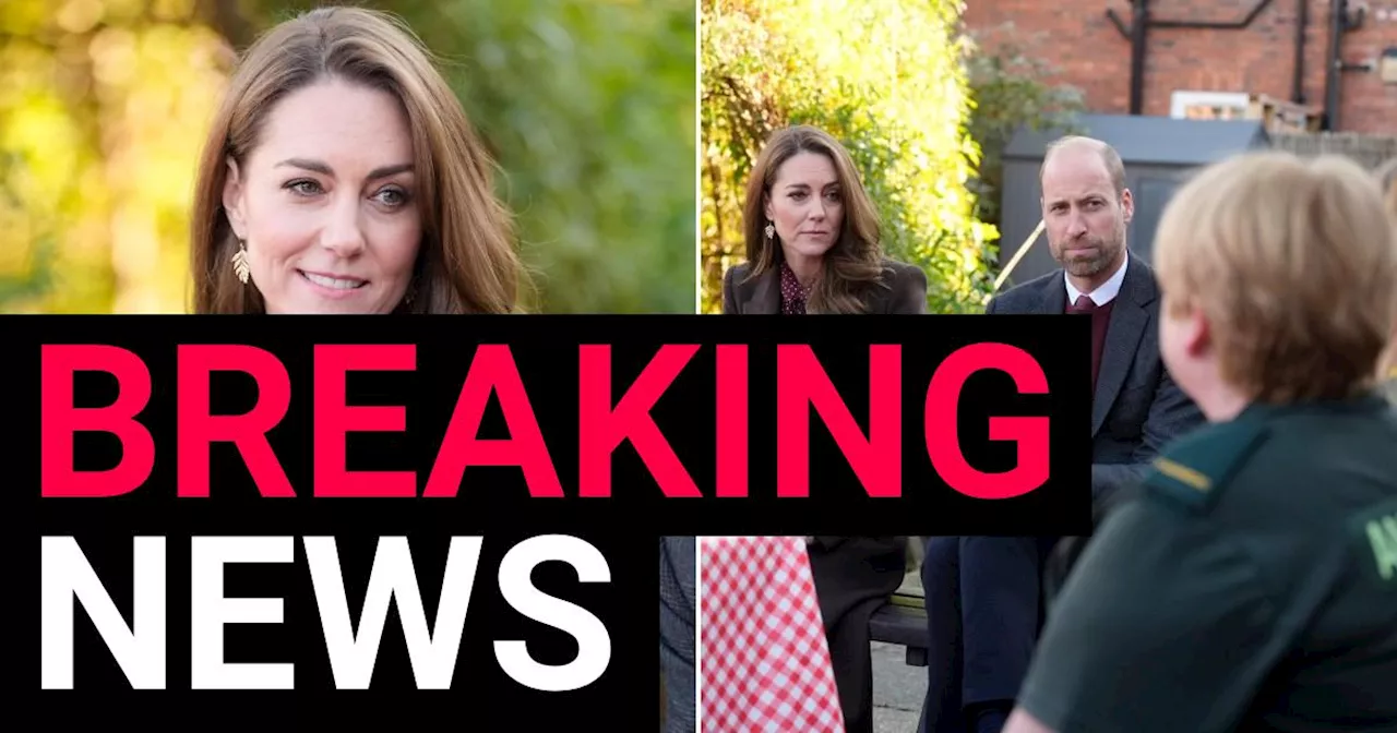Kate and William make a surprise visit to Southport three months after attack