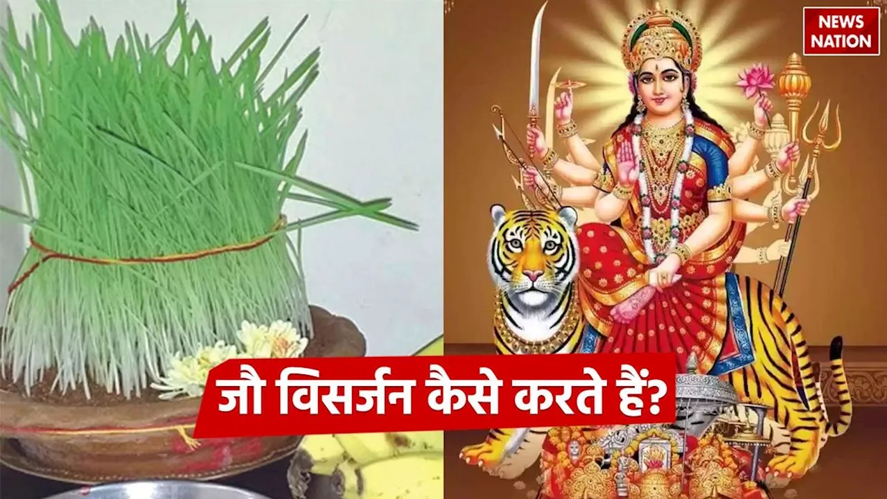 Jau Visarjan Kaise Karte Hain: कन्या पूजन के बाद कब और कैसे करें जौ विसर्जन, जानें समय और विधि