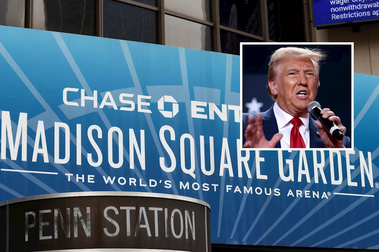 Donald Trump Chances of Winning New York as He Books Madison Square Garden