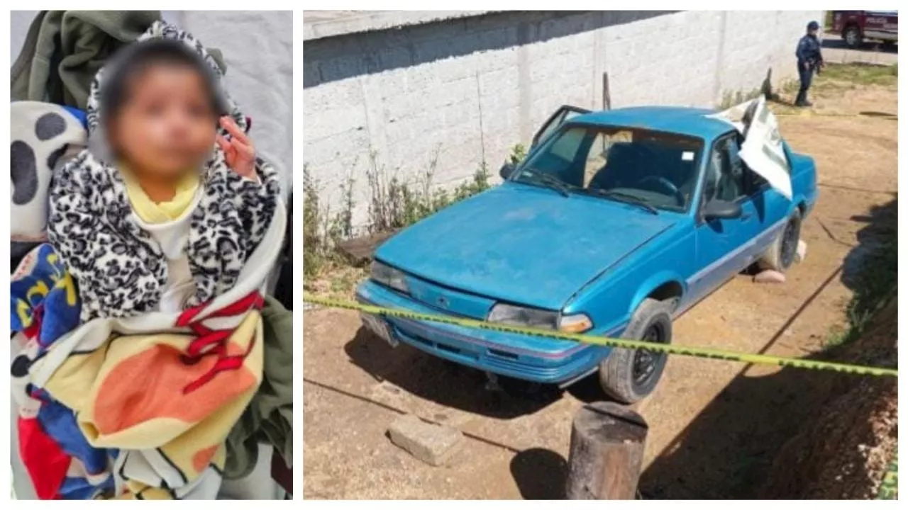 Abandonan en un auto al recién nacido que fue robado en Zautla, Puebla