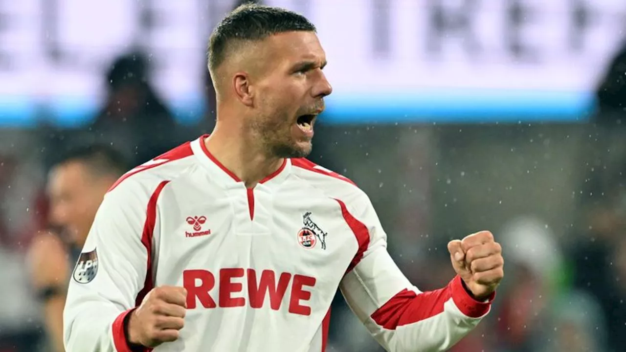 Lukas Podolski: Getrübte Stimmung wegen Randale vor Abschiedsgala