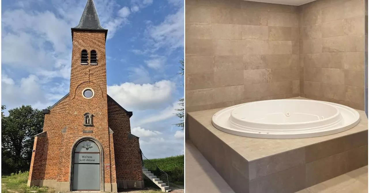 Une ancienne chapelle transformée en… centre de bien-être à Casteau : l’idée originale de Marie, de Jurbise