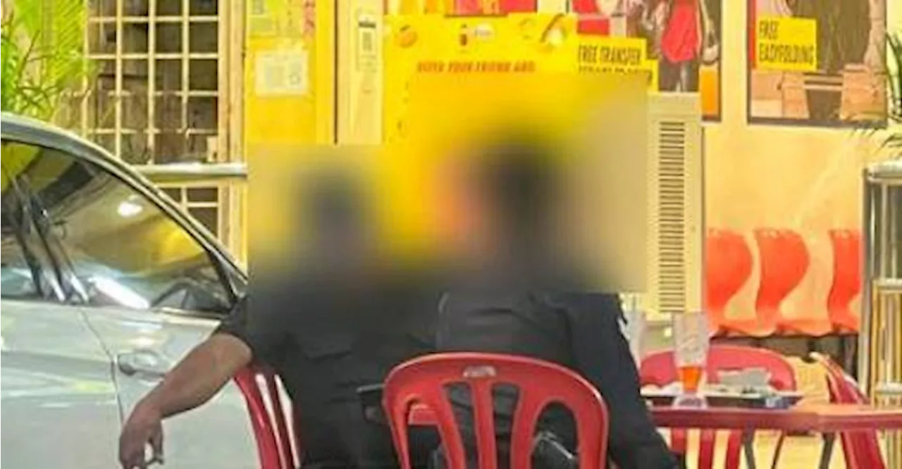 Police officer caught smoking at restaurant, prompts police investigation