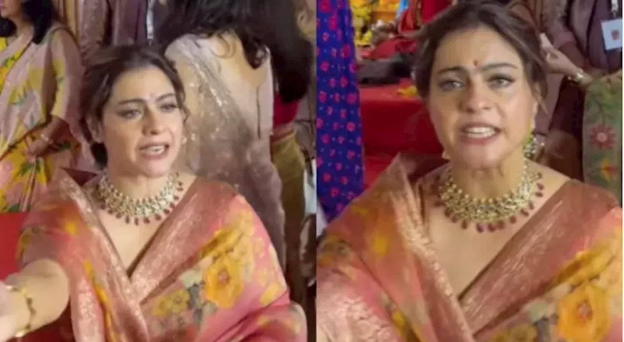 Kajol turns extremely RUDE with paparazzi during 'Puja' practice